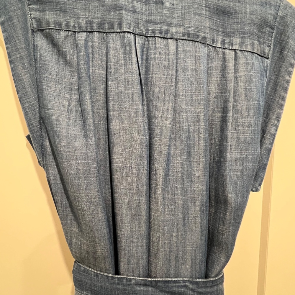 Banana Republic Chambray Dress Size SMALL LIKE NEW - Picture 4 of 11